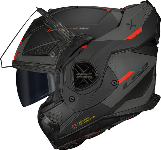 Capacete Ls2 Advant X Hpfc Oblivion Titânio