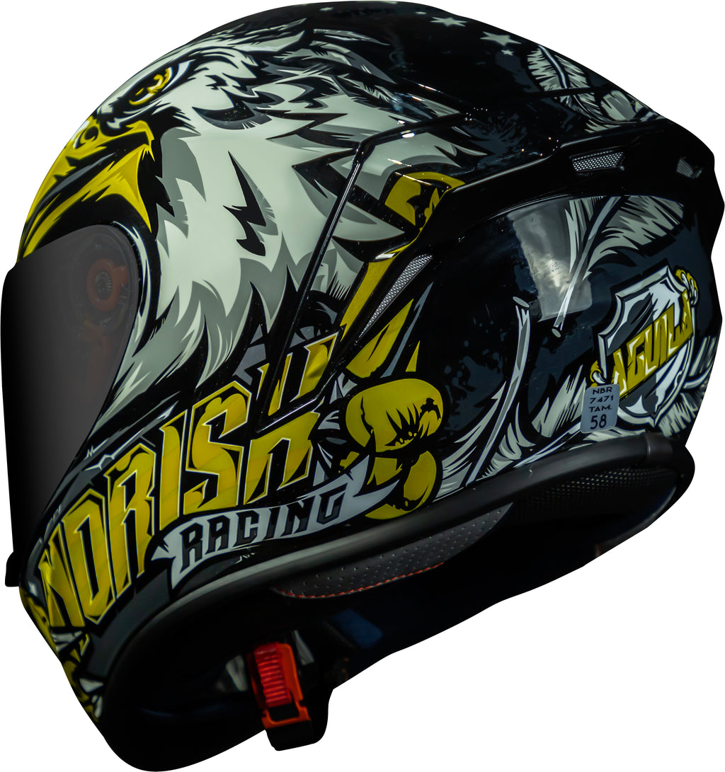 Capacete Norisk Soul Supra Aguila Dourado