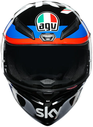Capacete Agv K1 Vr46 Sky Racing Team Réplica