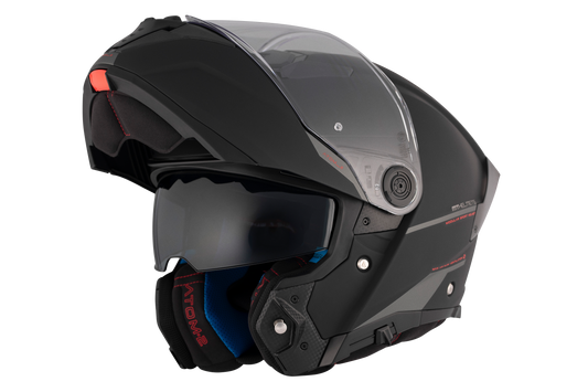 Capacete Mt Helmets Atom 2 SV Solid A1 Preto Matte