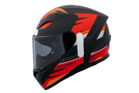 Capacete Axxis Segment Bat B5 Vermelho Flourescente Matte