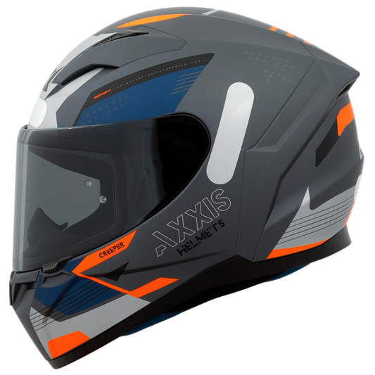 Capacete Axxis Segment Creepr C2 Cinza Matte