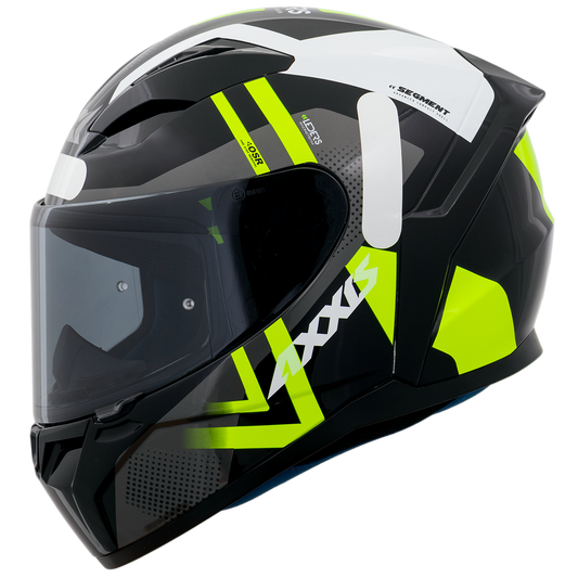 Capacete Axxis Segment Liders C13 Preto Amarelo Brilho