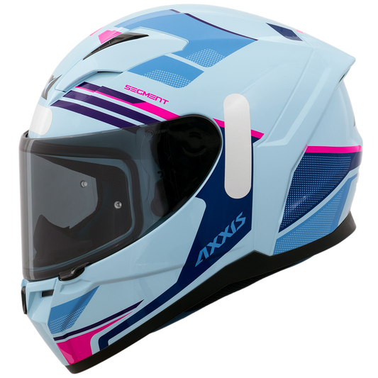 Capacete Axxis Segment Visual A7 Azul Brilho
