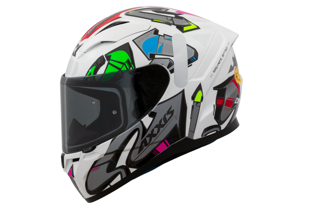 Capacete Axxis Segment Arrows A2 Cinza Brilho