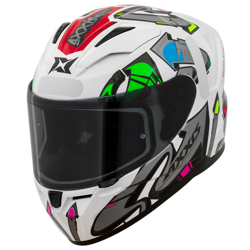 Capacete Axxis Segment Arrows A2 Cinza Brilho