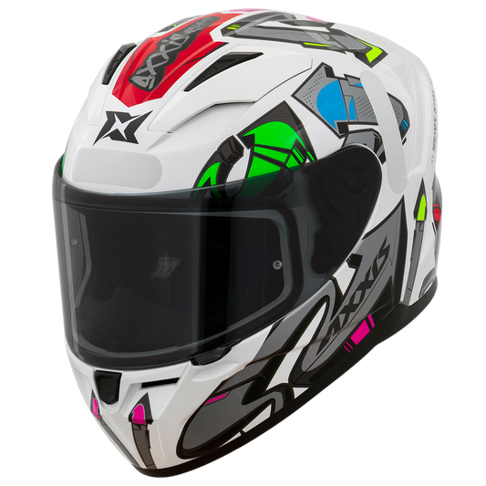 Capacete Axxis Segment Arrows A2 Cinza Brilho