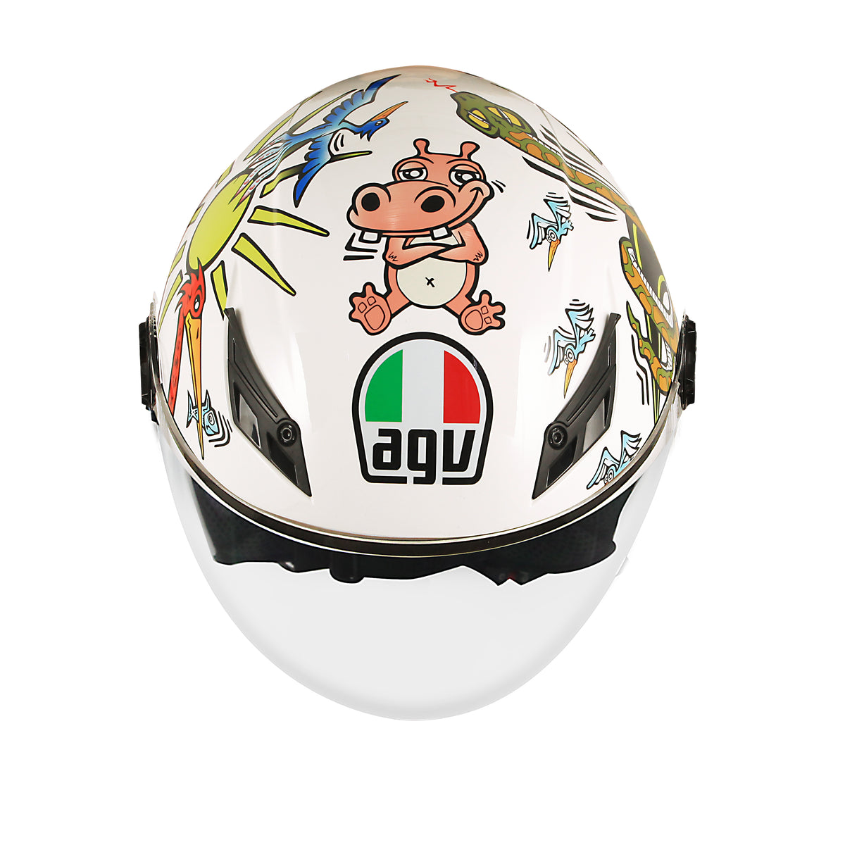 Capacete Agv Blade Réplica White Zoo