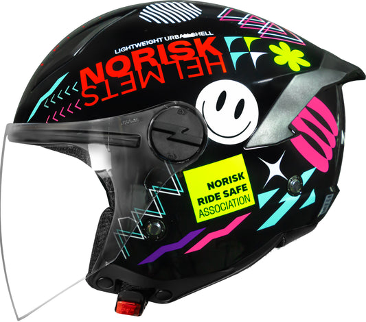 Capacete Norisk Neo Buddy Preto