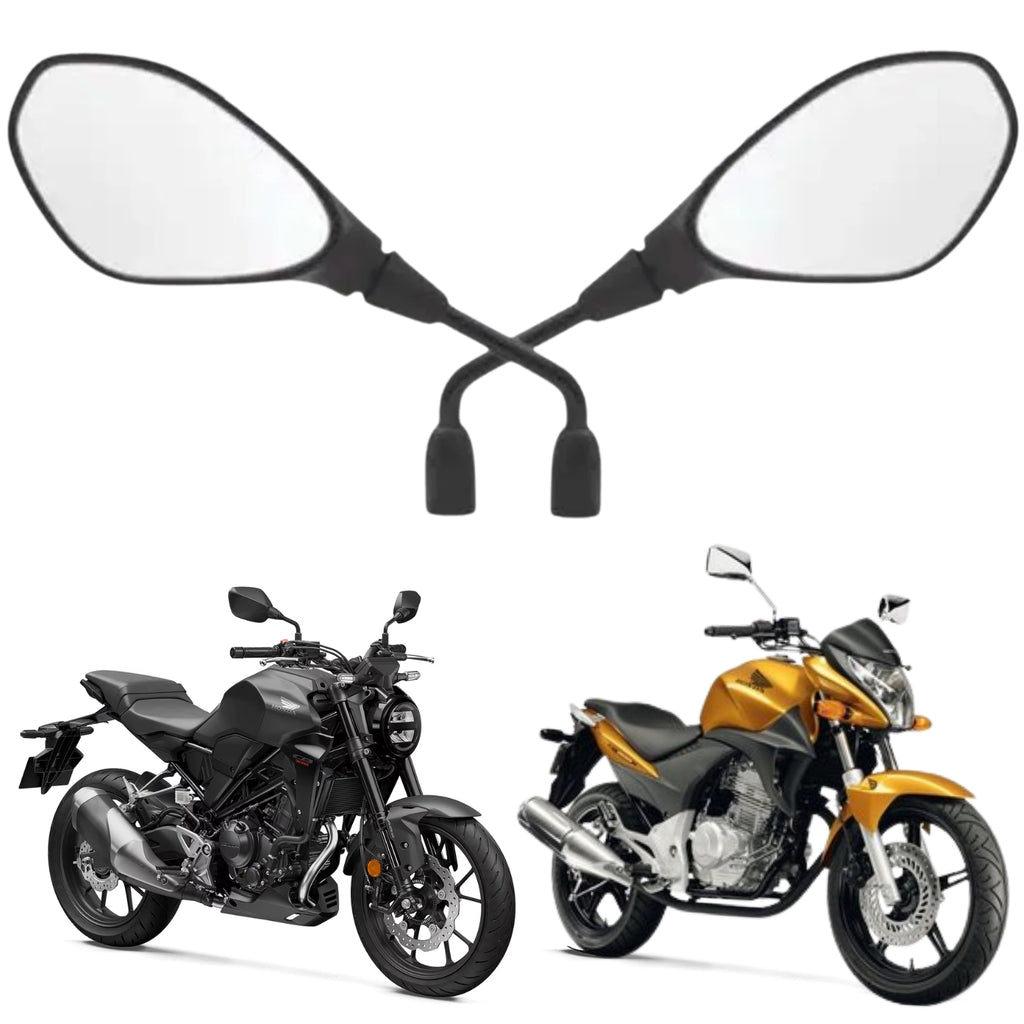 RETROVISOR GVS HASTE FIXA LENTE CONVEXA CB 300R 2009-2024
