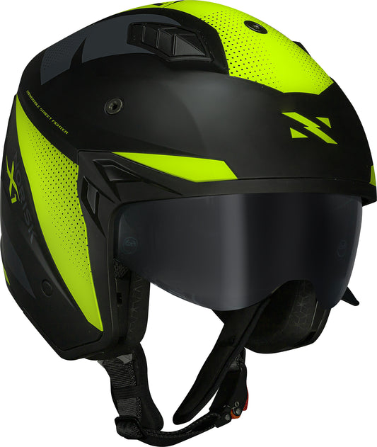 Capacete Norisk Darth II X1 Matte Preto Amarelo