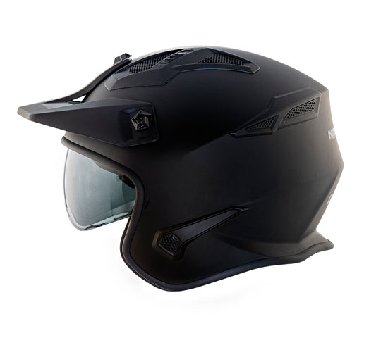 Capacete Norisk Darth Monocolor Matt Preto