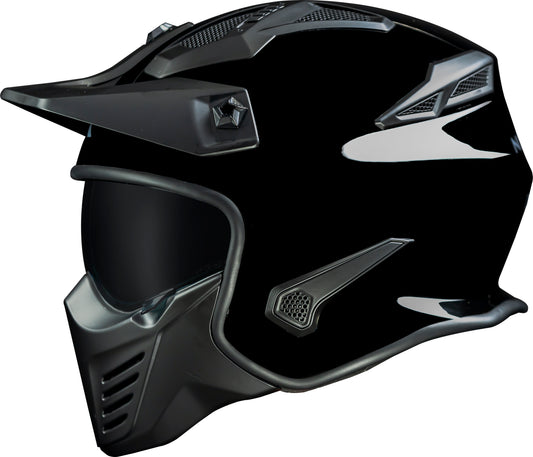 Capacete Norisk Darth Monocolor Preto