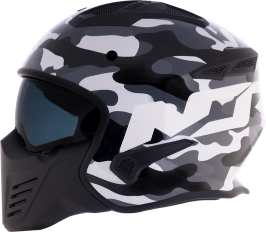 Capacete Norisk Darth Aircraft Camo Branco