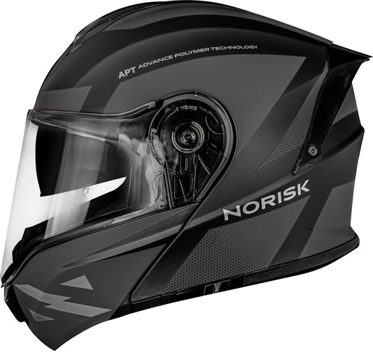 Capacete Norisk Motion Defender Matt TIt Preto