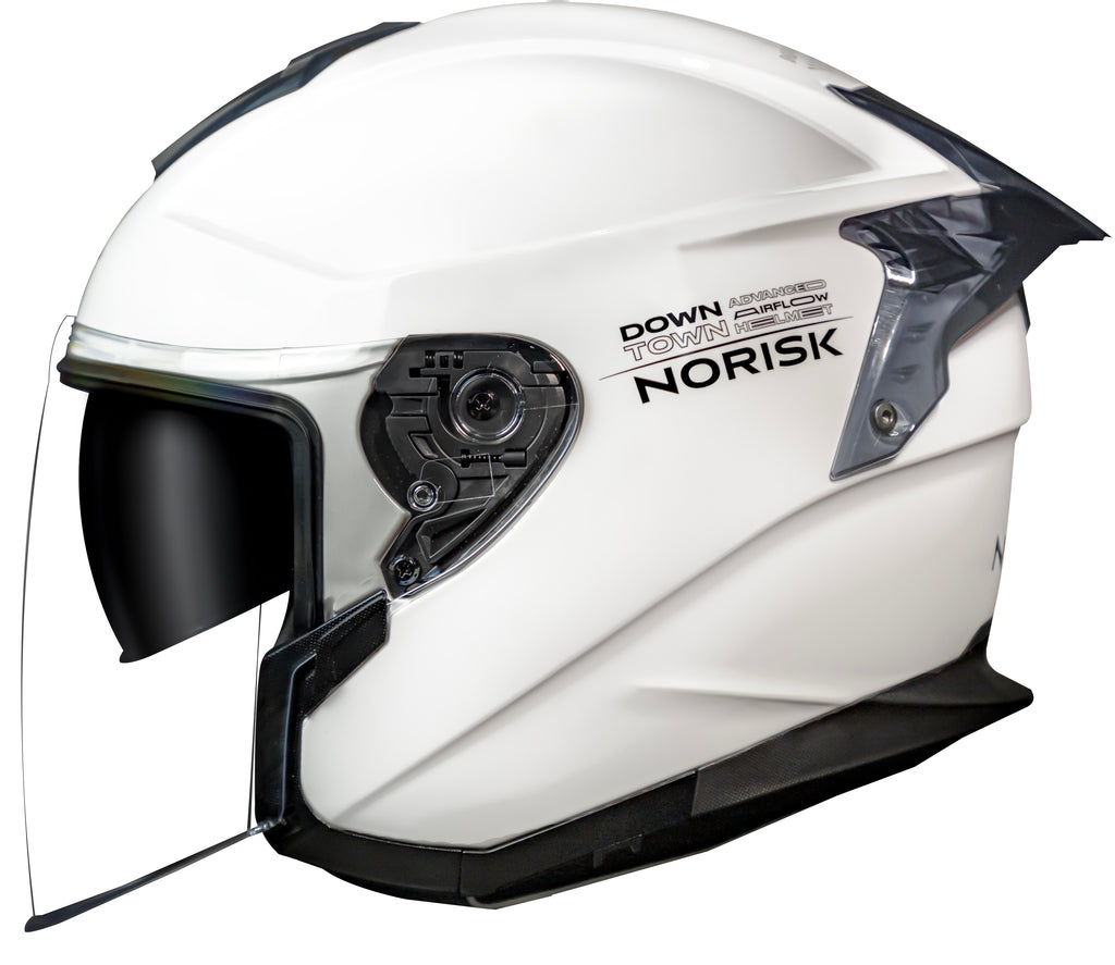 Capacete Norisk Downtown Monocolor Branco