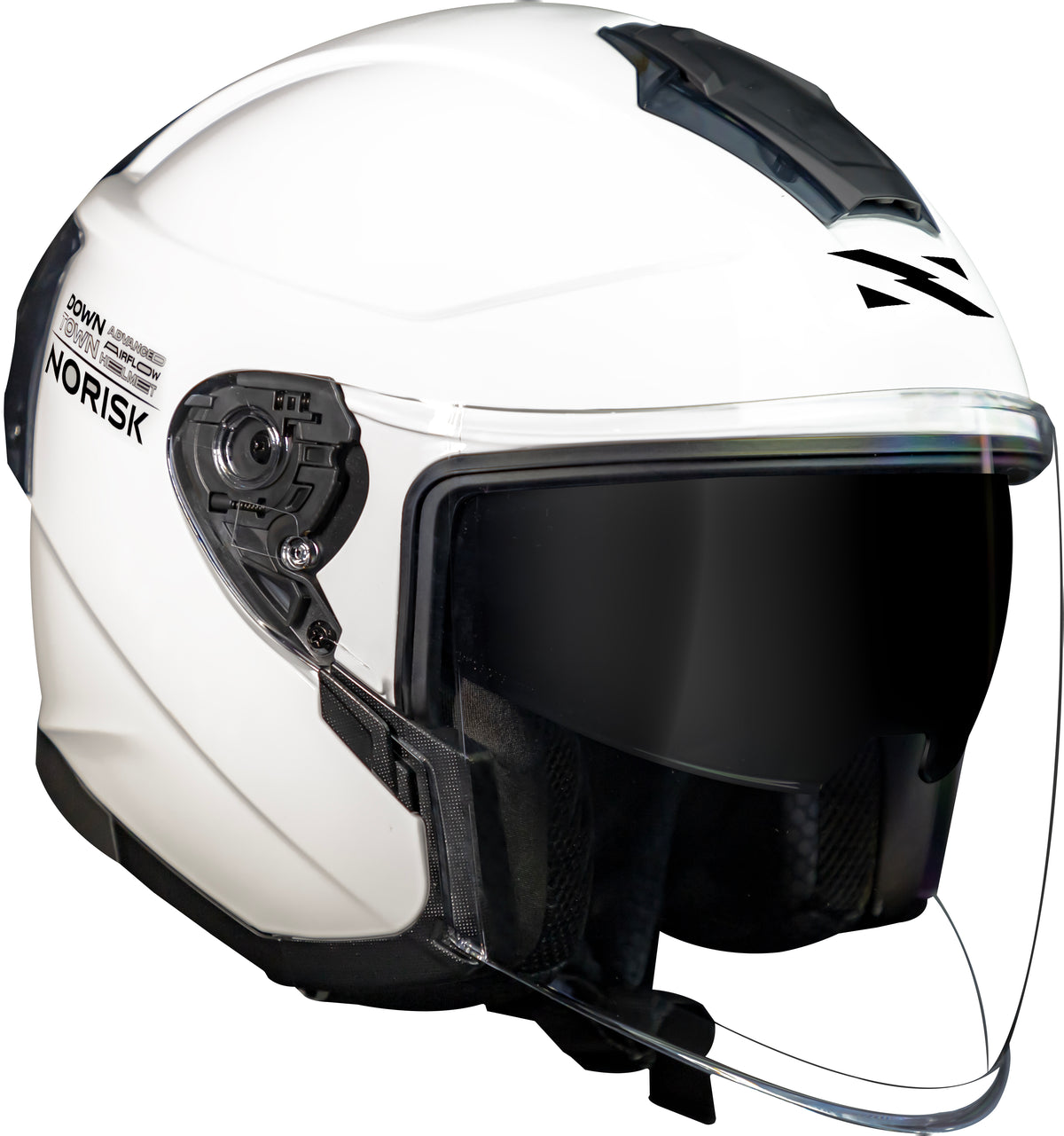 Capacete Norisk Downtown Monocolor Branco
