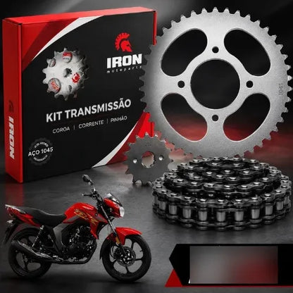 Kit Relação Iron sem Retentor Haojue Dk 150 2017 a 2024 428H 120L 44/14T