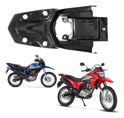 Paralama Traseiro Paramotos Honda Bros 160 2015 a 2022 Preto