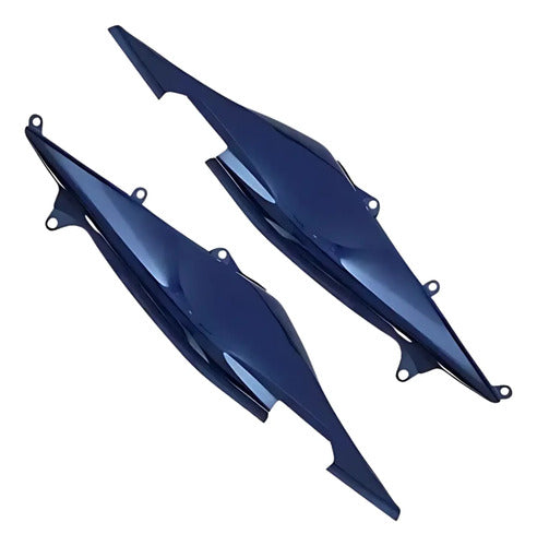 Kit Rabeta Lateral Completa Paramotos Honda Cb 300r 2012 Azul