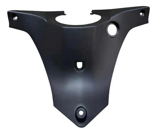 Acabamento Superior Dianteiro do Chassi Smartfox Shineray Jet 50 125 2023 a 2025 Preto