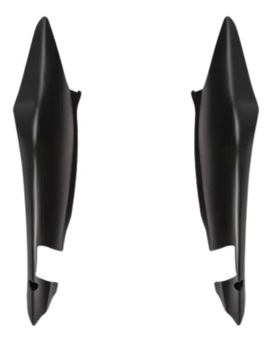 Par de Rabetas Laterais Paramotos Honda Xre 300 2013 a 2015 Cinza Fosco