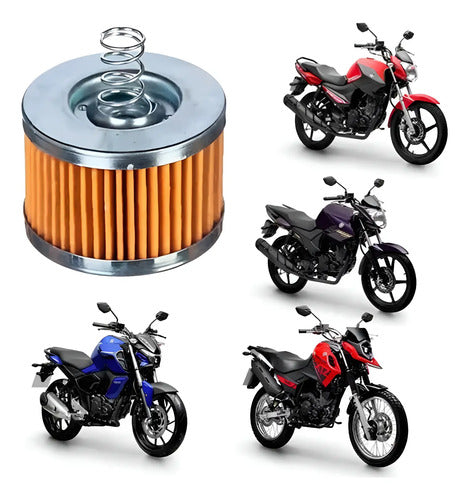 Filtro de Óleo Yamaha Factor 125 Fazer Factor Crosser 150