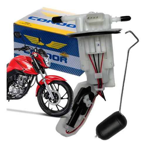 Bomba de Combustível com 2 Saídas Condor Honda Cg 160 Titan Fan Start 2016 a 2022