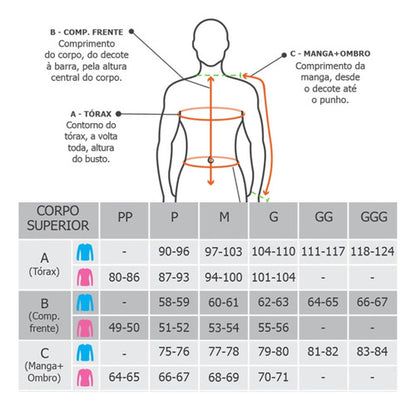 Camisa Térmica Segunda Pele Curtlo Thermoskin Manga Longa Masculina Preto