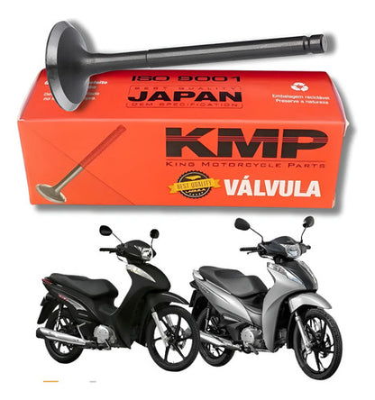 Válvula de Admissão KMP Honda Biz 125 2005 a 2025