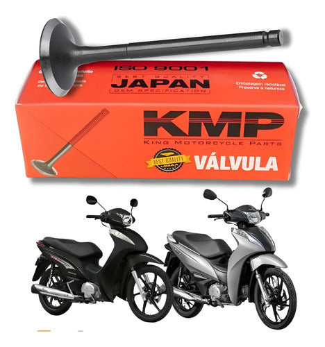 Válvula de Admissão KMP Honda Biz 125 2005 a 2025