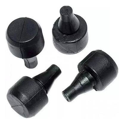 Jogo de Coxins de Borracha Gominis para Base de Baú Givi Z126R Monolock Monokey 4 Peças