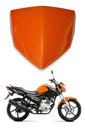 Capa do Painel Paramotos Yamaha Factor 150 2016 a 2017 Laranja Metálico