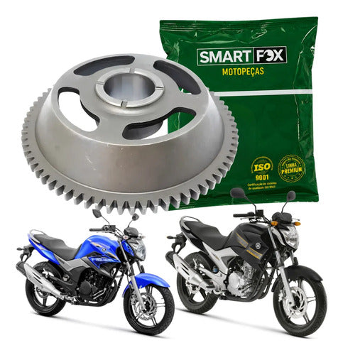 Engrenagem da Placa de Partida Smartfox Yamaha Fazer Lander Ténéré 250 72 Dentes
