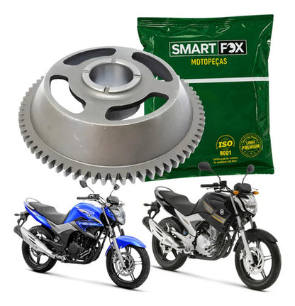 Engrenagem da Placa de Partida Smartfox Yamaha Fazer Lander Ténéré 250 72 Dentes