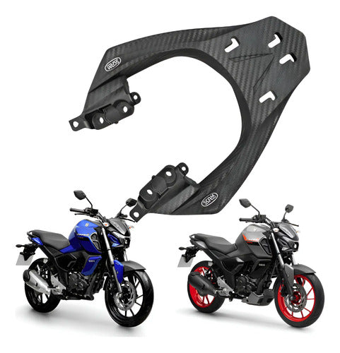 Suporte de Baú Bagageiro Scam Fiberforce Yamaha Fazer Fz15 150 2023 em diante