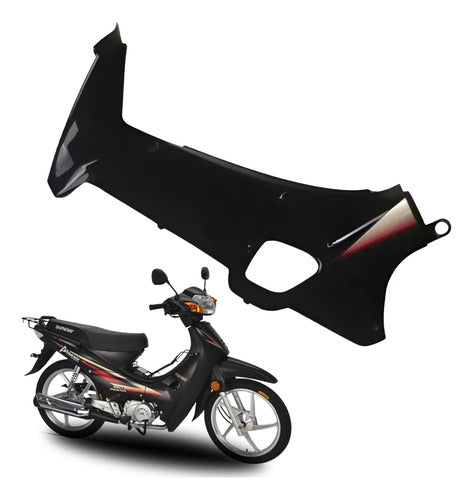 Carenagem Aba Lateral Interna Direita Iron Shineray Phoenix 50 2011 a 2019 Preto