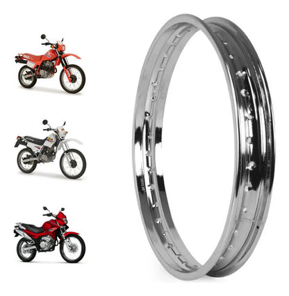 Aro de Roda Dianteira Smartfox Honda Xlr Xls 125 Tornado 250 Nx 400 Falcon Xr 200r 1.85x21 Cromado
