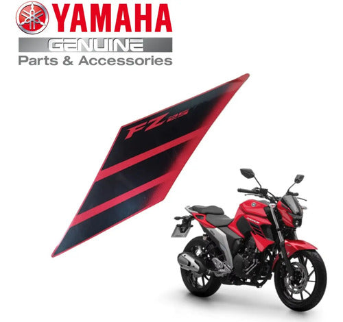 Adesivo da Aba do Tanque Esquerda Yamaha Fazer Fz25 250 2022 a 2023 Vermelho