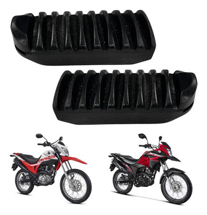 Borracha do Estribo Pedaleira Dianteira Smartfox Honda Bros 160 Xre 190