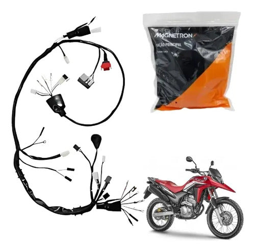 Fiação Chicote Elétrico Principal com ABS Magnetron Honda Xre 300 2013 a 2015