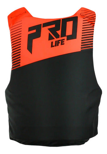 Colete Salva Vidas Homologado Marinha Prolife N1 Nylon Laranja G2