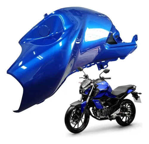 Capa do Tanque Esquerda Yamaha Fazer Fz15 150 Fz25 250 2023 a 2025 Azul