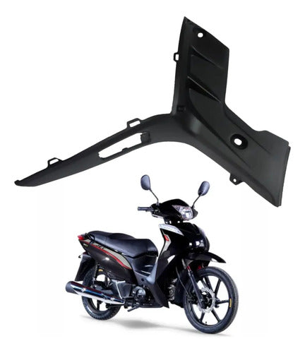 Carenagem Interna Direita Iron Shineray Jet 50 125 2020 a 2025 Preto