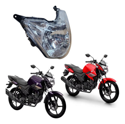Farol Bloco Óptico Completo com Lâmpada Yamaha Fazer 150 2020 a 2025