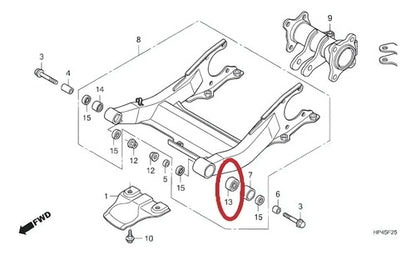 Rolamento da Balança Traseira Iron Honda Trx 420 Fourtrax 2008 a 2013