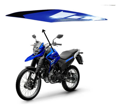 Adesivo da Capa do Tanque Superior Esquerda Yamaha Lander 250 2023 a 2024 Azul
