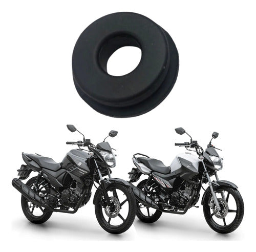Borracha Ilhó Superior da Aba do Tanque Paramotos Yamaha Factor 125 Fazer Factor 150