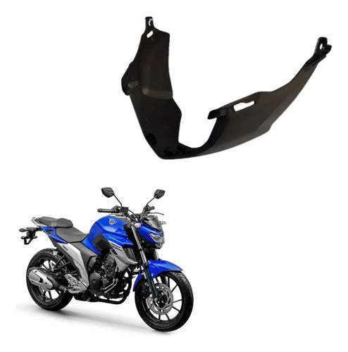 Carenagem Inferior do Farol Paramotos Yamaha Fazer Fz25 250 Preto