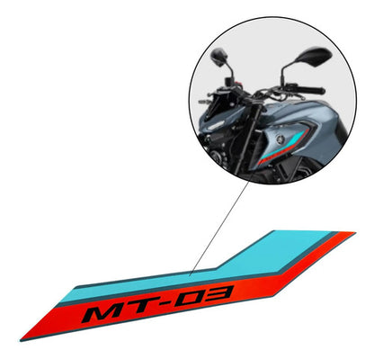 Adesivo da Aba do Tanque Esquerda Yamaha Mt-03 2023 a 2024 Verde